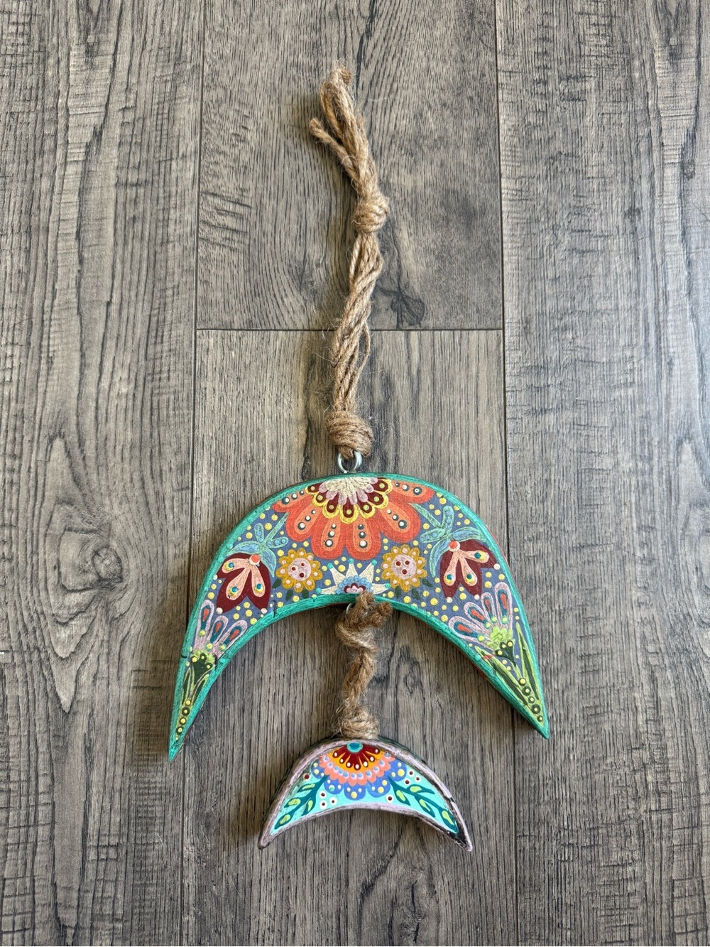 The Funky Artisian Amy Maisel Handpainted Boho Folk Art Wall Decor